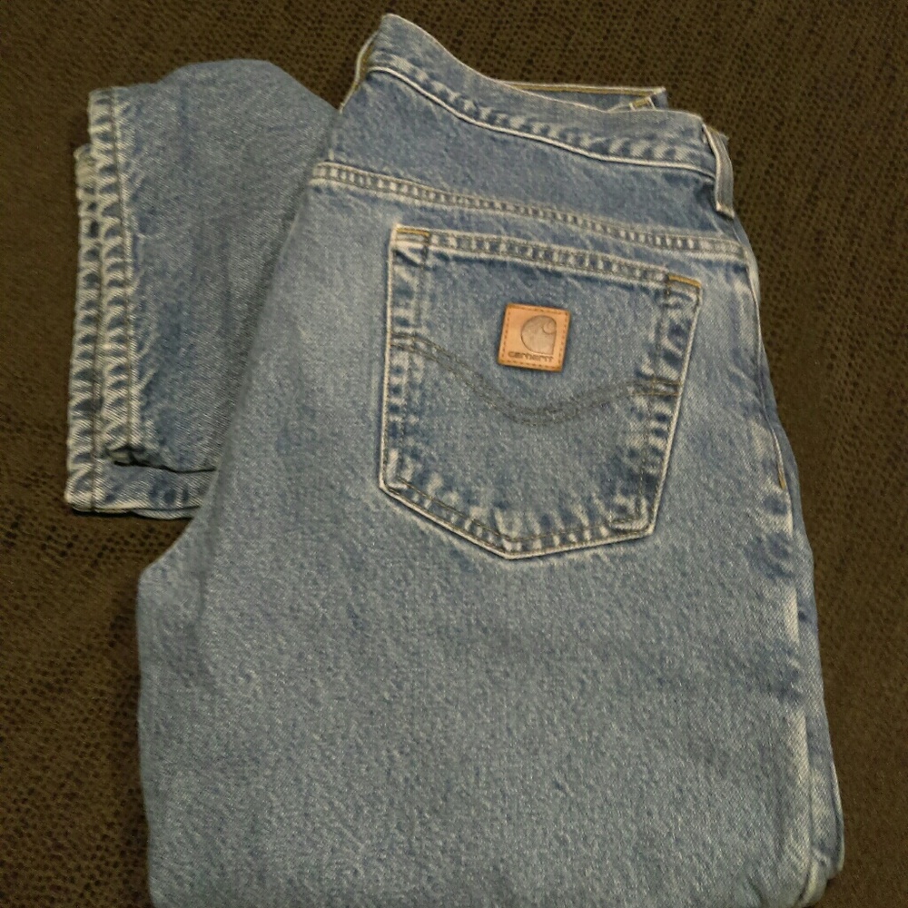 Carhartt Flannel Lined Relax/Strt Leg Jeans 30x30